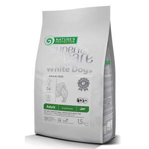 White dogs Grain Free With Insect Adult Small Breed храна за кучета